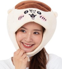 Chiikawa Kurimanju Costume Cap Plush Kigurumi Hat SAZAC Japan