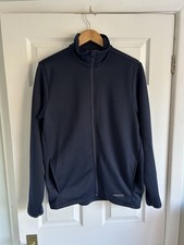 Musto Essential Sweater Full Zip Jacket Navy Blue Size Medium