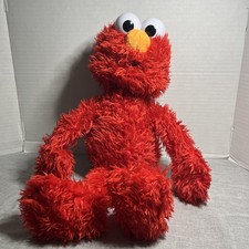 Sesame Street Talking Elmo Play  Nap Time 22" Plush Stuffed Animal. Tested.