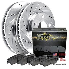 Rear Brake Kit Fits 2000-2004 Toyota Avalon Ceramic Brake Pads and Drilled