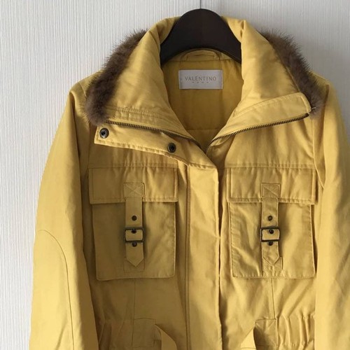 VALENTINO Blouson with fur 40