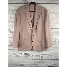 01.ALGO Blazer Men's 2XL Short Blush Knit Two Button Patch Pockets MK70022-SH