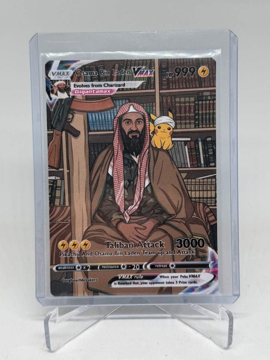 osama bin laden pokemon card In the Name of Osama Bin Laden: Global Terrorism and the Bin Laden  Brotherhood: Jacquard, Roland, Serageldin, Samia, Holoch, George, Mullin,  Shannon: 9780822329916: Amazon.com: Books main image 0