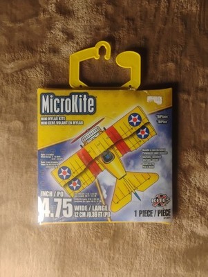 Air Plane Micro Kite Made Of Mylar, Wind Range 4-10MPH, Line Length 40FT - 12.1M