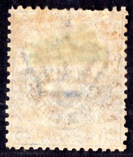 ИТАЛИЯ ЭРИТРЕЯ 1892 СКОТТ #6 25C. СИНИЙ НОВОМ НА ПЕТЛЯХ КАТАЛОГ ЗНАЧЕНИЕ $1450 - Изображение 2 из 2