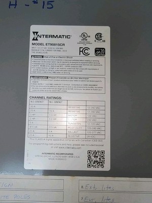 Intermatic ET90815CR Astronomic 365-Day 8-Circuit Electronic Control