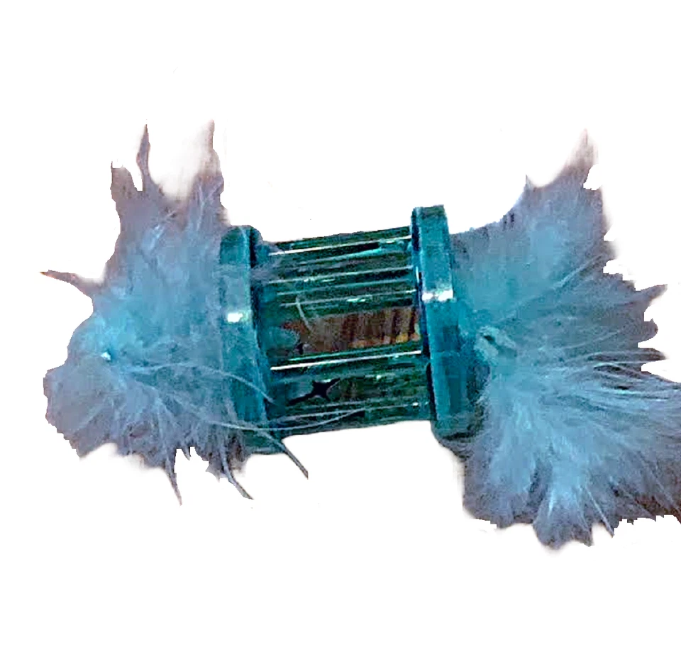 Feather Rattler Cat Toy Will Vary in Colors. 4.5 x 2 in Bell Inside. - Image 3 of 3