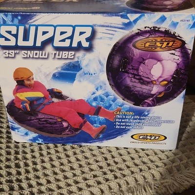 ESP Emsco Sports Products Super 39in Purple/Black Snow Tube 2 Handles
