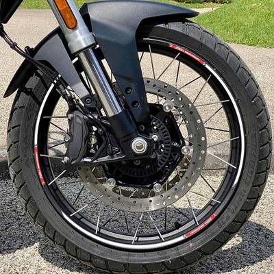 Felgen Klebestreifen Set kompatibel mit Moto Guzzi Stelvio Duecento Tributo