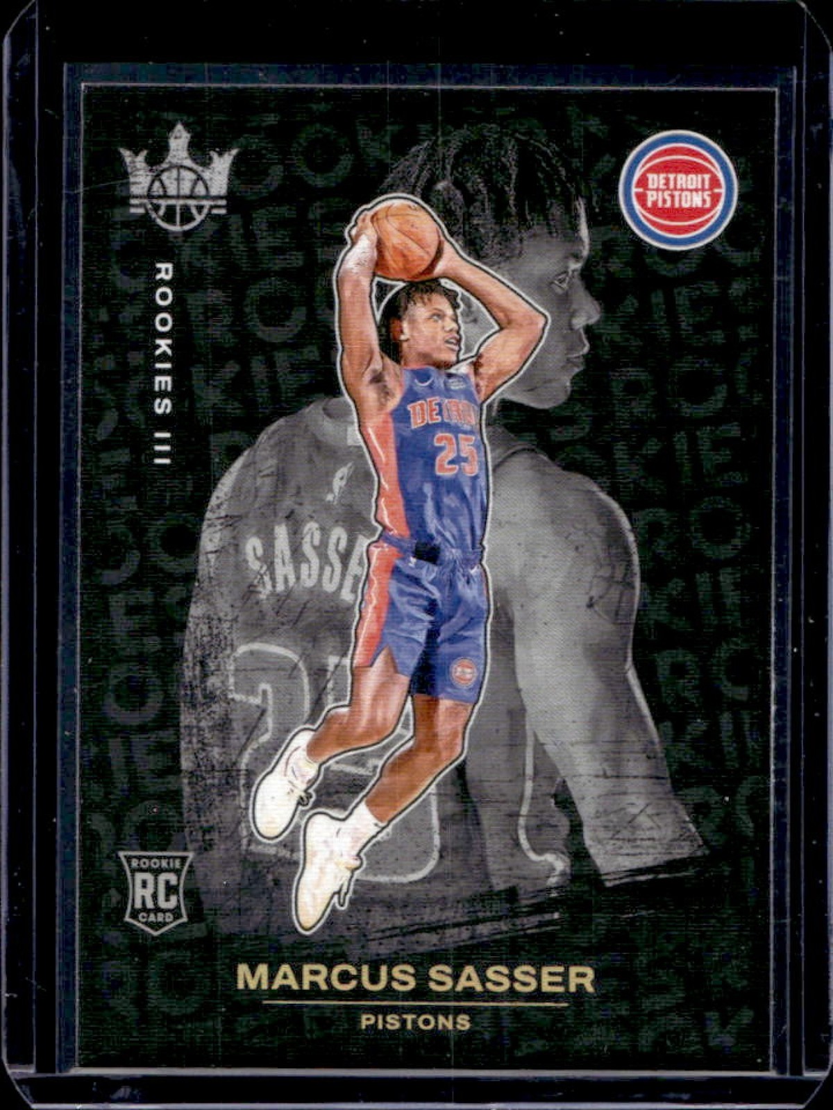 2023-24 Panini Court Kings Marcus Sasser RC Rookie Tier Three #153 Pistons