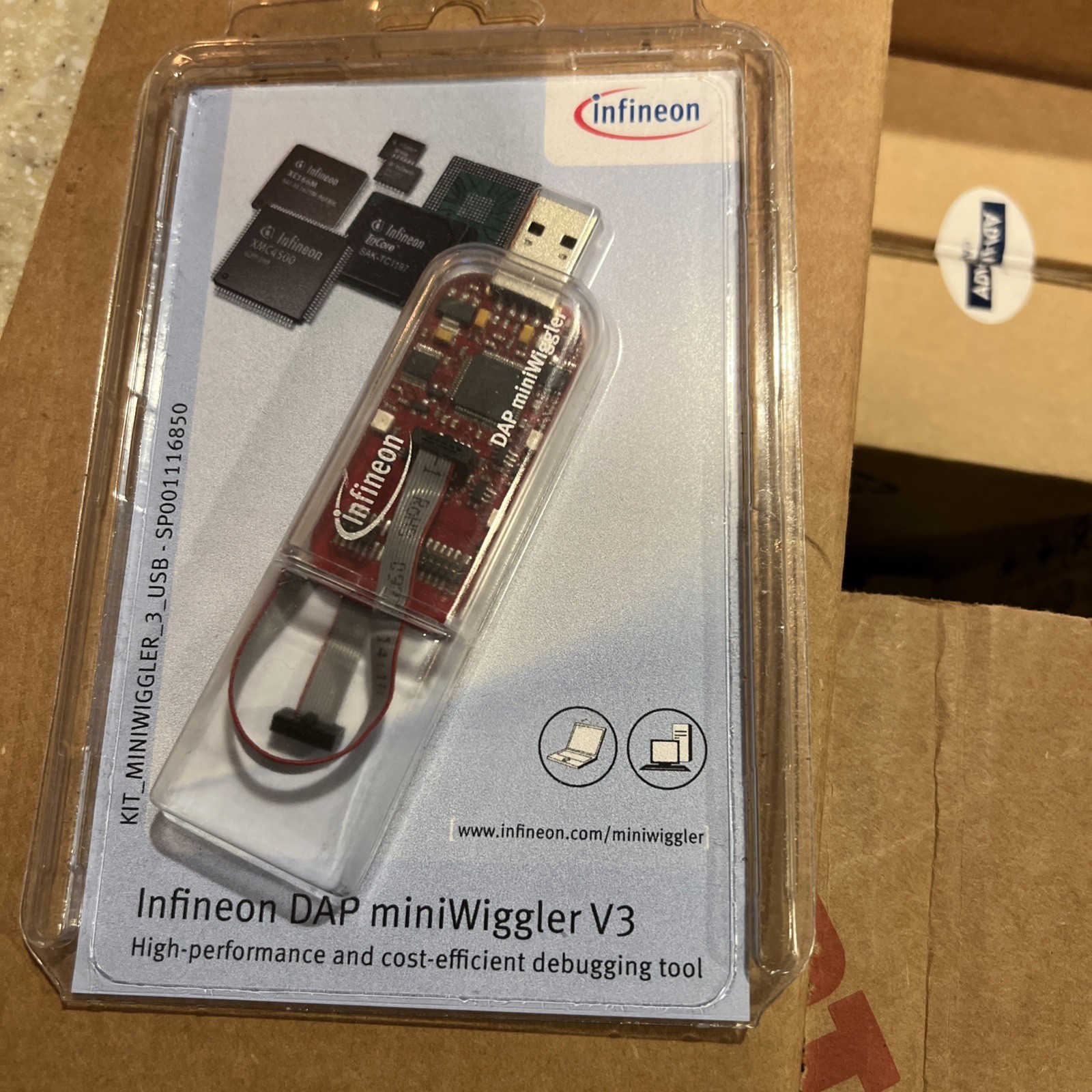 DAP Miniwiggler V3.1 USB Interface Emulator for MCU Development Programmer