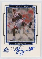 1999 SP Top Prospects Vital Signs AJ Bramlett #AB Auto kq9