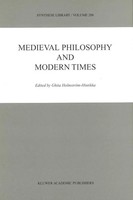 Ghita HolmströM-Hintikka | Medieval Philosophy And Modern Times | Taschenbuch