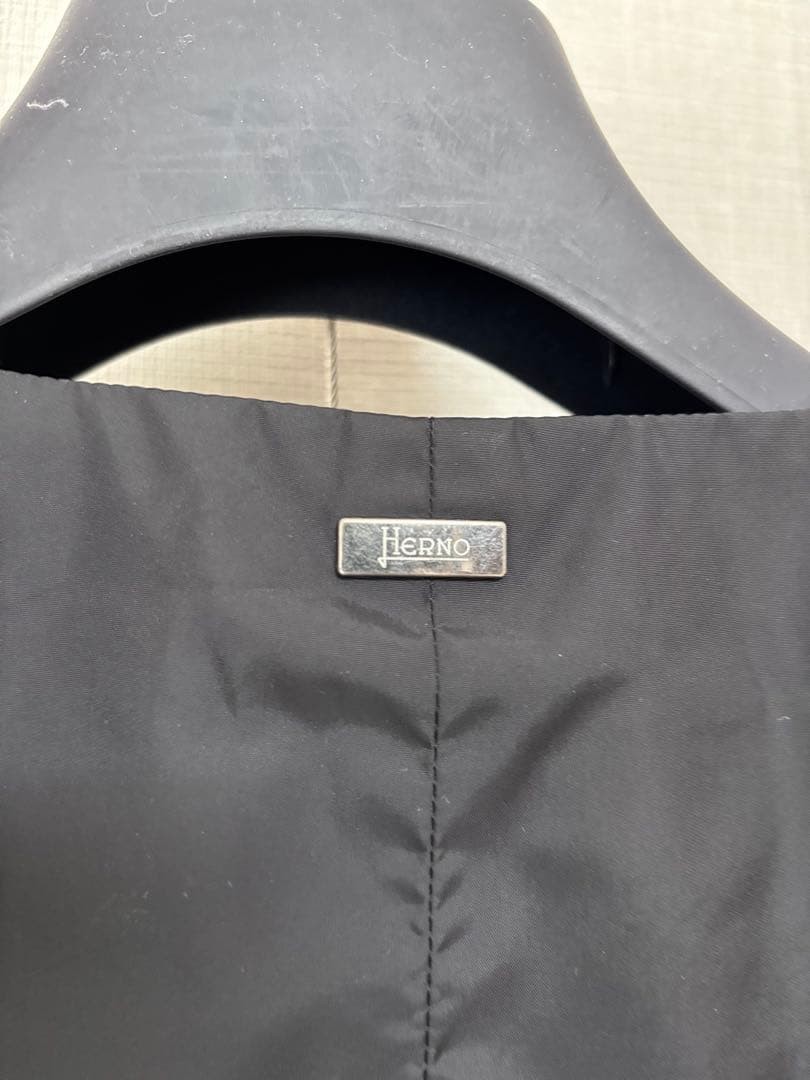 Herno Black Down Vest Dbl Button Lightweight Warm… - image 3