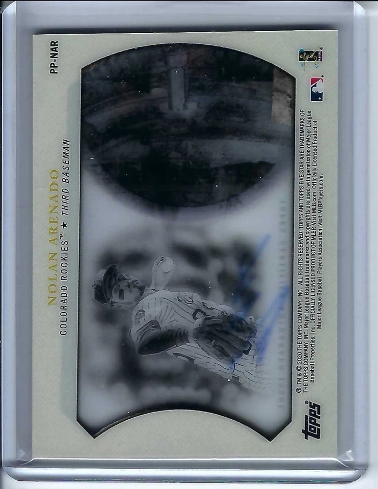 2020 Topps Five Star - Pentamerous Penmanship Nolan Arenado #PP-NAR /25 - Image 2 of 2