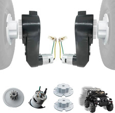 2PCS 24 Volt RS555 35000RPM High-Speed Motor Gearbox for Power Wheels Kids R...