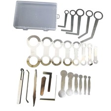 Sax Repair Tool Kit Stainless Steel with Storage Box Saxophone Repair Tool