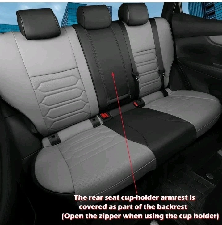 Fundas de asiento HKZ Custom Fit Rogue para Nissan Rogue Regular 2014 2015 2016 2017... Foto 3 de 4