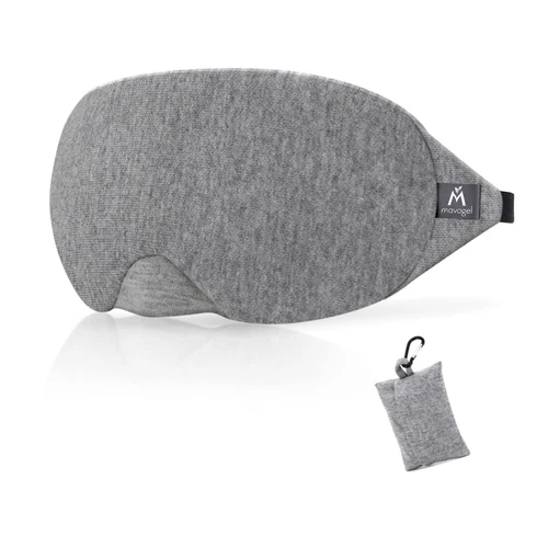 Mavogel Cotton Sleep Mask - Updated Design Light Blocking Sleep Eye Mask, Sof...