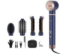 5 in 1 Blow Dryer Brush IG INGLAM MegaAir Hair Styler Brushless Hair Dryer Brush