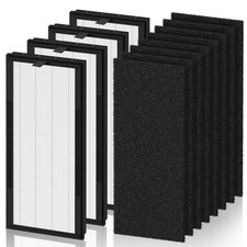 HEPA Replacement Filter for VEVA 8000 Elite Pro Series Air Purifier, 4 HEPA F...