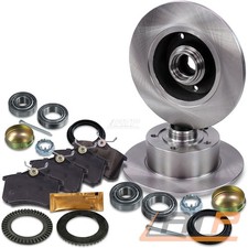 BREMSSCHEIBEN + BREMSKLÖTZE + RADLAGER VOLL Ø245 HINTEN FÜR AUDI A4 B5 8D 97-01