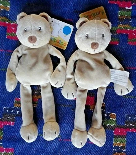 Peluches et doudous ours plats Kimbaloo pour bébé