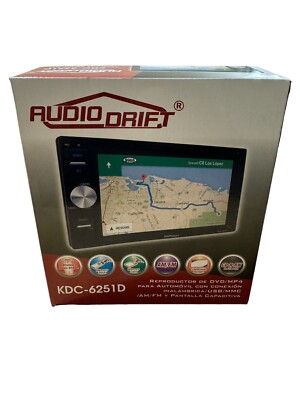 車テレビ、CD、DVD Audio Drift Capacitive Screen Car DVD/MP4/USB Player KDC-6251D for