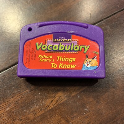 Leap Start LEAPPAD  Vocabulary:Richard Scarry's Things to Know Cartridge Only