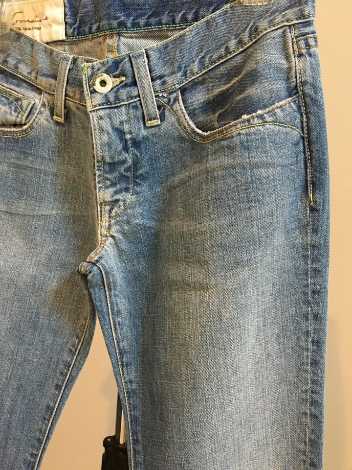 Pantalones de mezclilla de algodón orgánico Loomstate para mujer talla 25 nuevos con etiquetas Foto 3 de 4