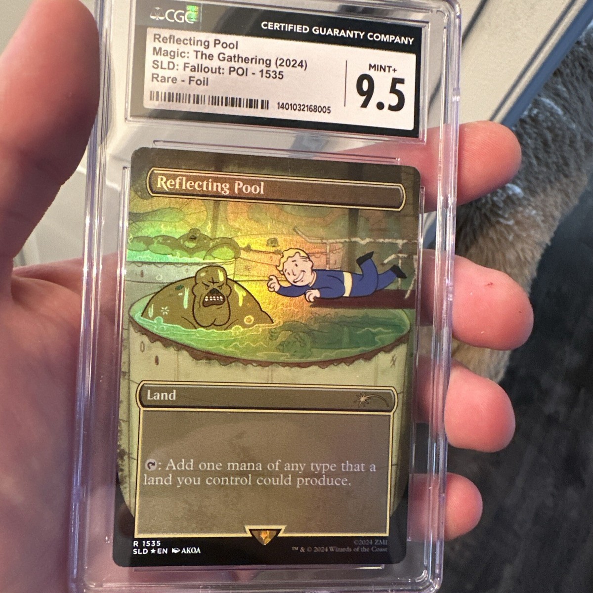 🔥MTG Secret Lair x Fallout Reflecting Pool Borderless Rainbow