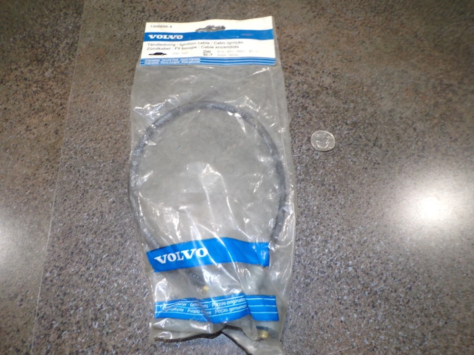 Nuevo de Lote Antiguo Genuino Volvo #1306696,1317817,275663,419706 Bobina de Encendido Cable 81-on 240,740 Foto 3 de 4