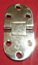 Attwood Marine Flush Mount Round End SS Hinge
