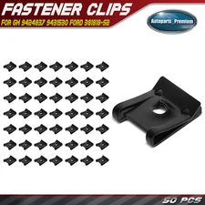 50Pcs #8 Screw Size Spring Type U-Nut Fastener Clip Retainer for GM 9424837 Ford