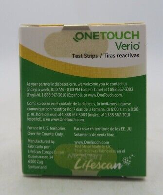 OneTouch Verio Diabetes Test Strips Value Pack - 30 ct