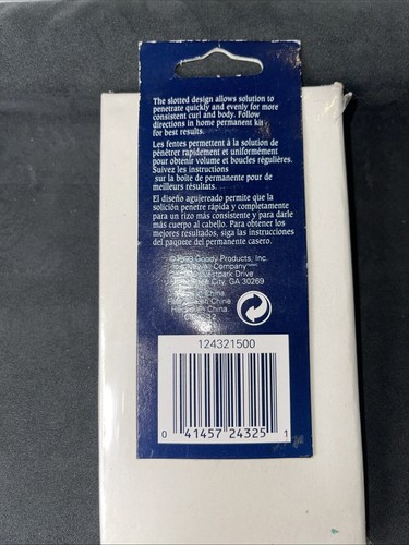 Goody Professional Perm Rod 12 Pk Large Curlers Vintage Pink NEW SEALED - Picture 3 of 6