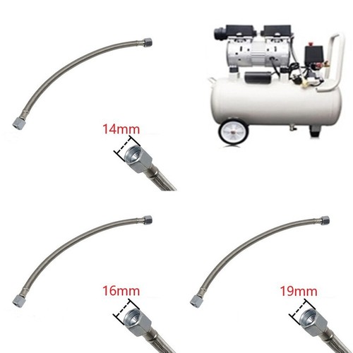 400mm Air Compressor Intake Tube Air Pump Check Valve Stainless Steel Hose New - Picture 2 of 50
