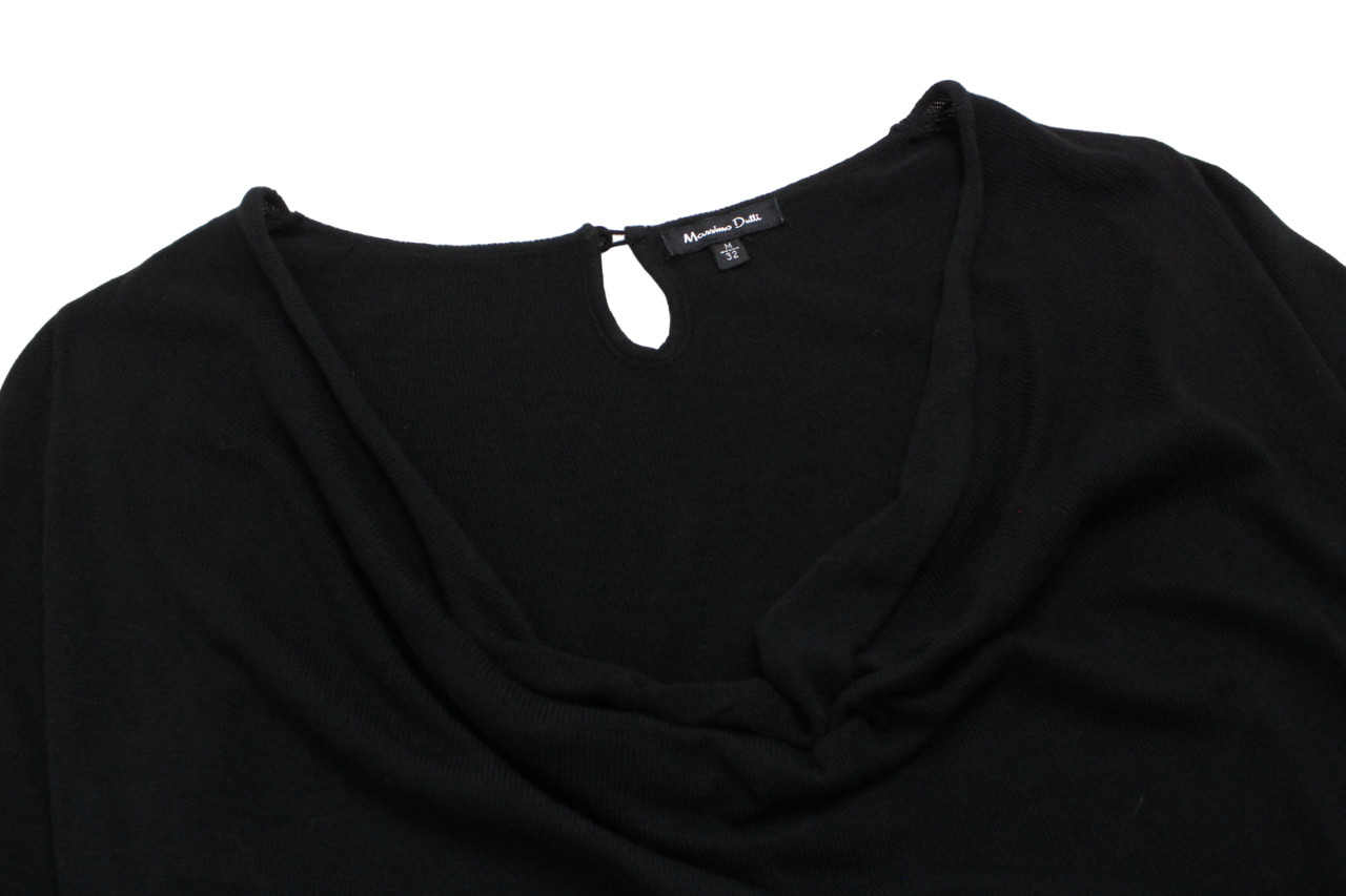 MASSIMO DUTTI  Dress Women's MEDIUM Long Sleeve Cashmere Blend Knitted Belted thumbnail 4