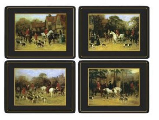Pimpernel Animal Tally Ho Tablemats Set of 4 Placemats