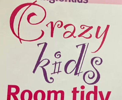 CRAZY KIDS Verschiedene Themen Kreuzstich Diagramm Multiple Choice Dropdown Menü