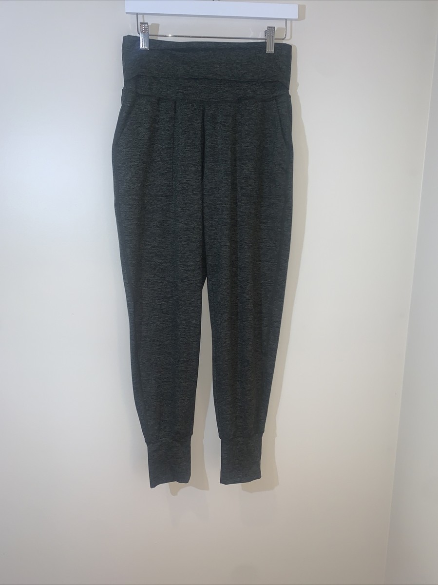 Aerie Offline Joggers Womens Size Small Dark Green Heathered Roll Top  Pockets