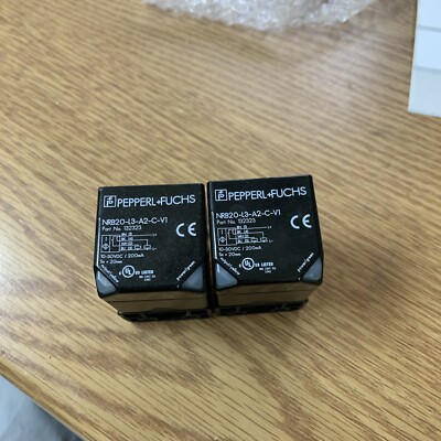 Lot Of 2 Pepperl+Fuchs NRB20-L3-A2-C-V1 Inductive Sensor See Pics