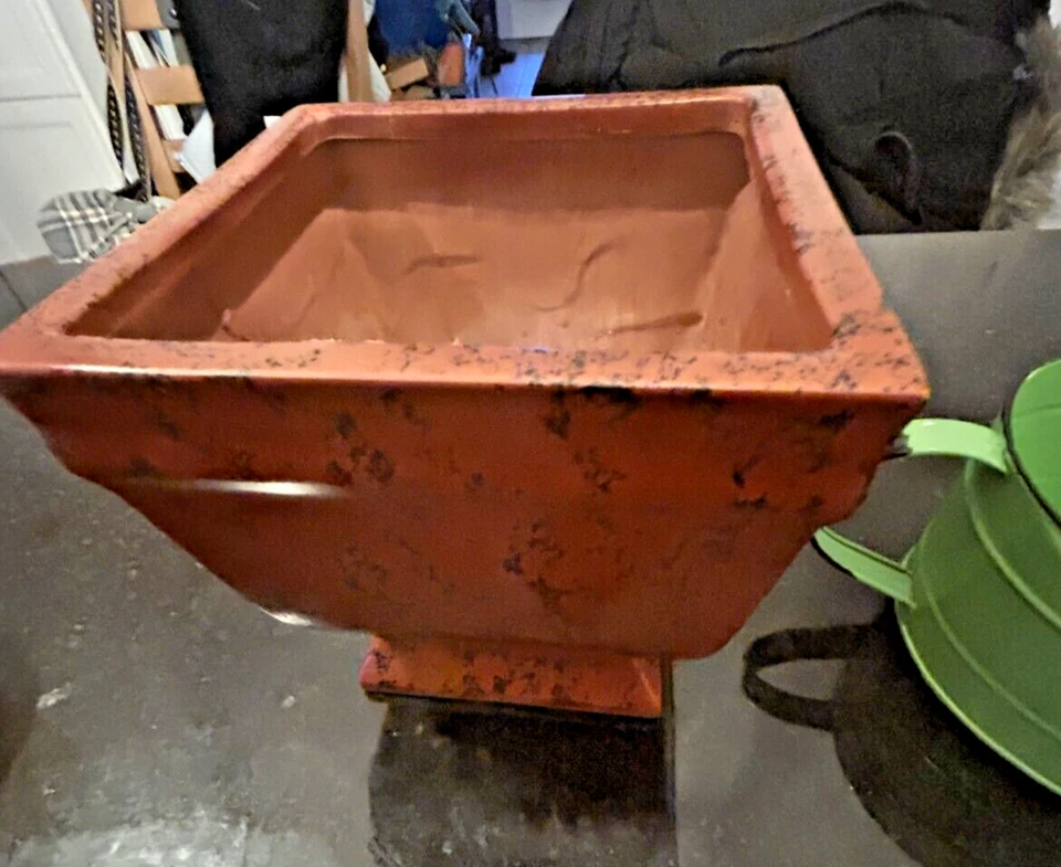 4 jardineras - regadera verde - terracota - maceta de madera - maceta floral teleflora Foto 4 de 4