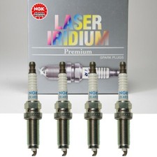 4 NGK LASER IRIDIUM Spark Plugs 90137 DILZKAR7C11S FOR Honda FIT 2015 - 2020