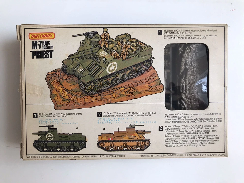 PRIEST M-7 HMC 105 mm. - Matchbox - Scala 1/76 - Immagine 3 di 3