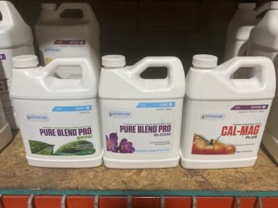 Botanicare Pure Blend Pro Bloom 1 qt, Pure Blend Pro Grow 1 qt, Cal-Mag Plus 1