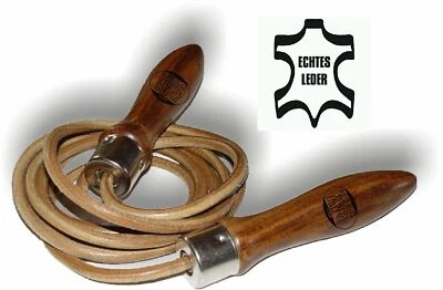 BAY® JUMPTIME LEDER Profi Springseil Sprungseil Boxerseil Boxen Fitness Hüftseil