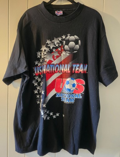 Vintage 1993 US National Soccer Team Trench Tshirt Sz XL - Picture 2 of 7