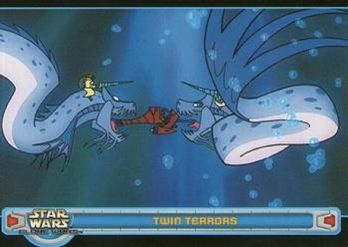 STAR WARS CLONE WARS ANIMATED CARDS 1 TO 90 BASE / BASIC CARDS BY TOPPS - Picture 54 of 109