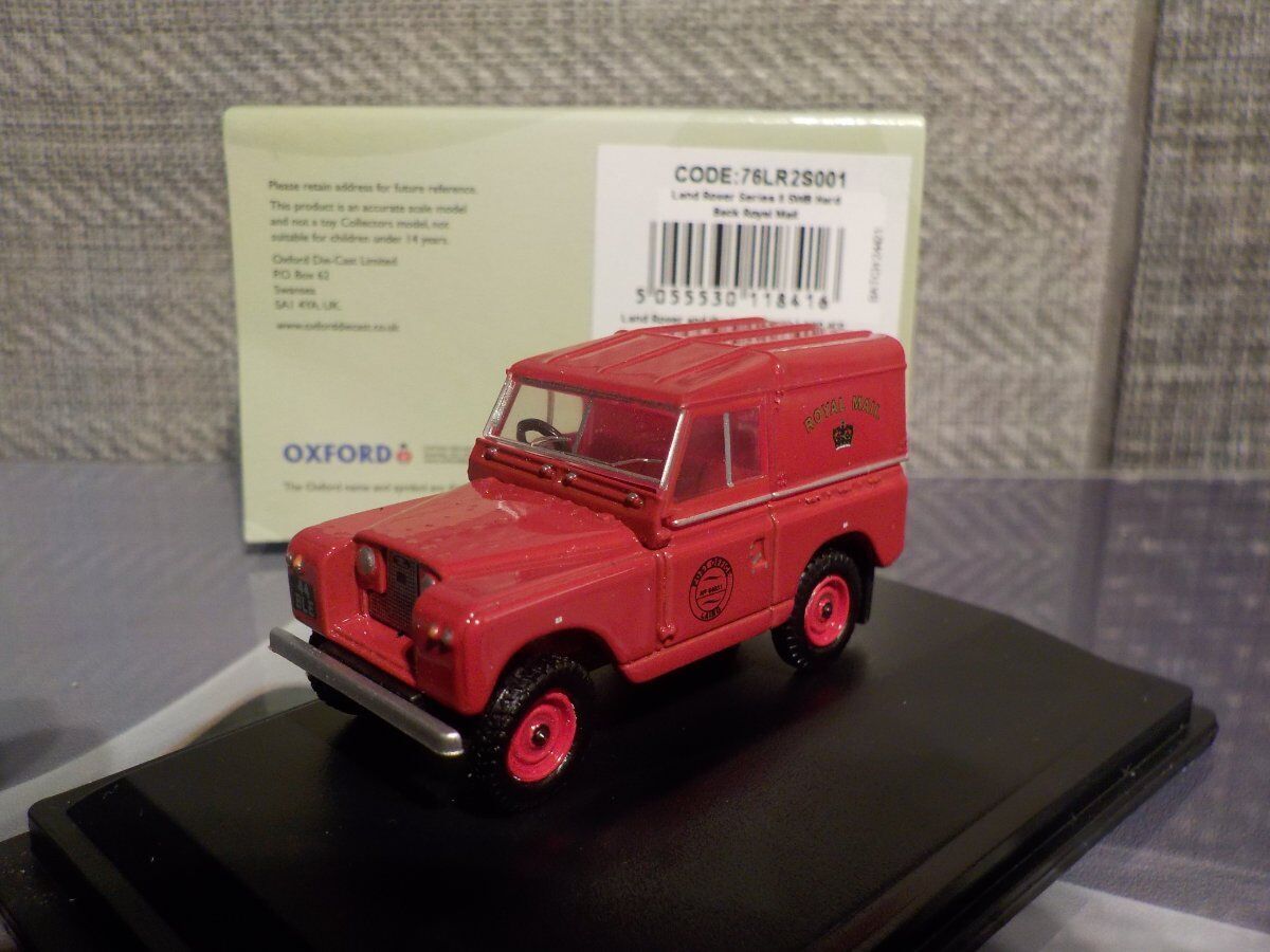 Model Car, - Land Rover Series 2 - SWB - HARD BACK - 1/76 Royal Mail, Oxford 76L